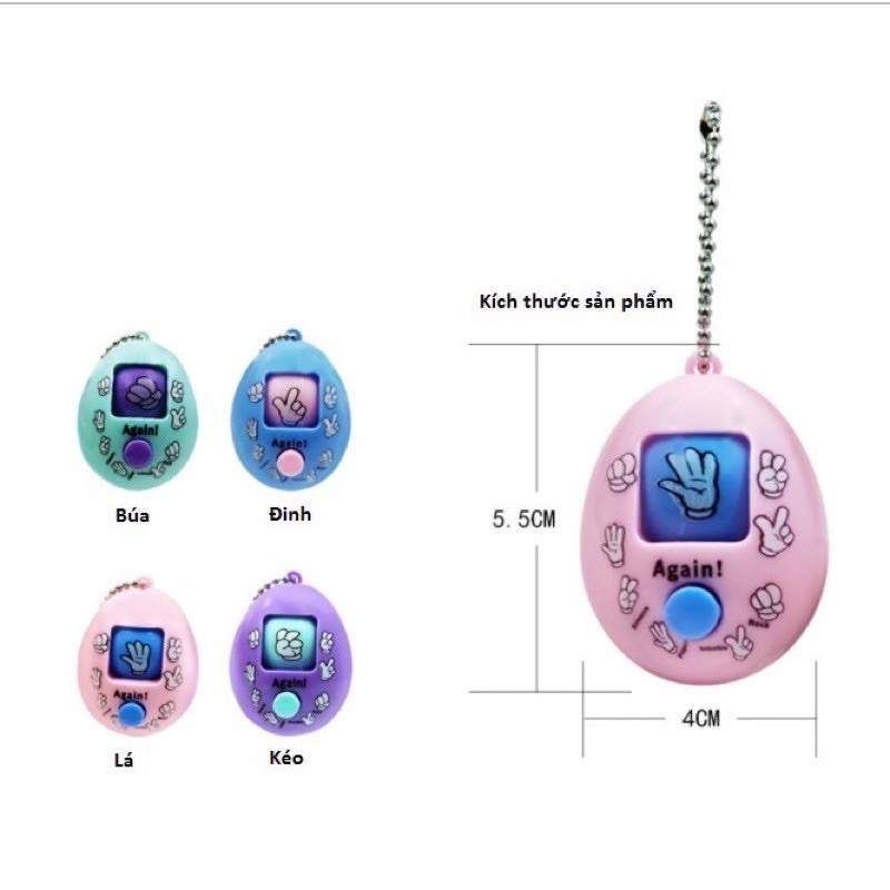 Móc khoá oẳn tù tì, móc khoá cute dễ thương cute giá rẻ đẹp treo balo túi xách làm quà tặng