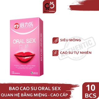 Bao cao su Quan Hệ Bằng Miệng Oral Sex Hộp 10 Cái CON065