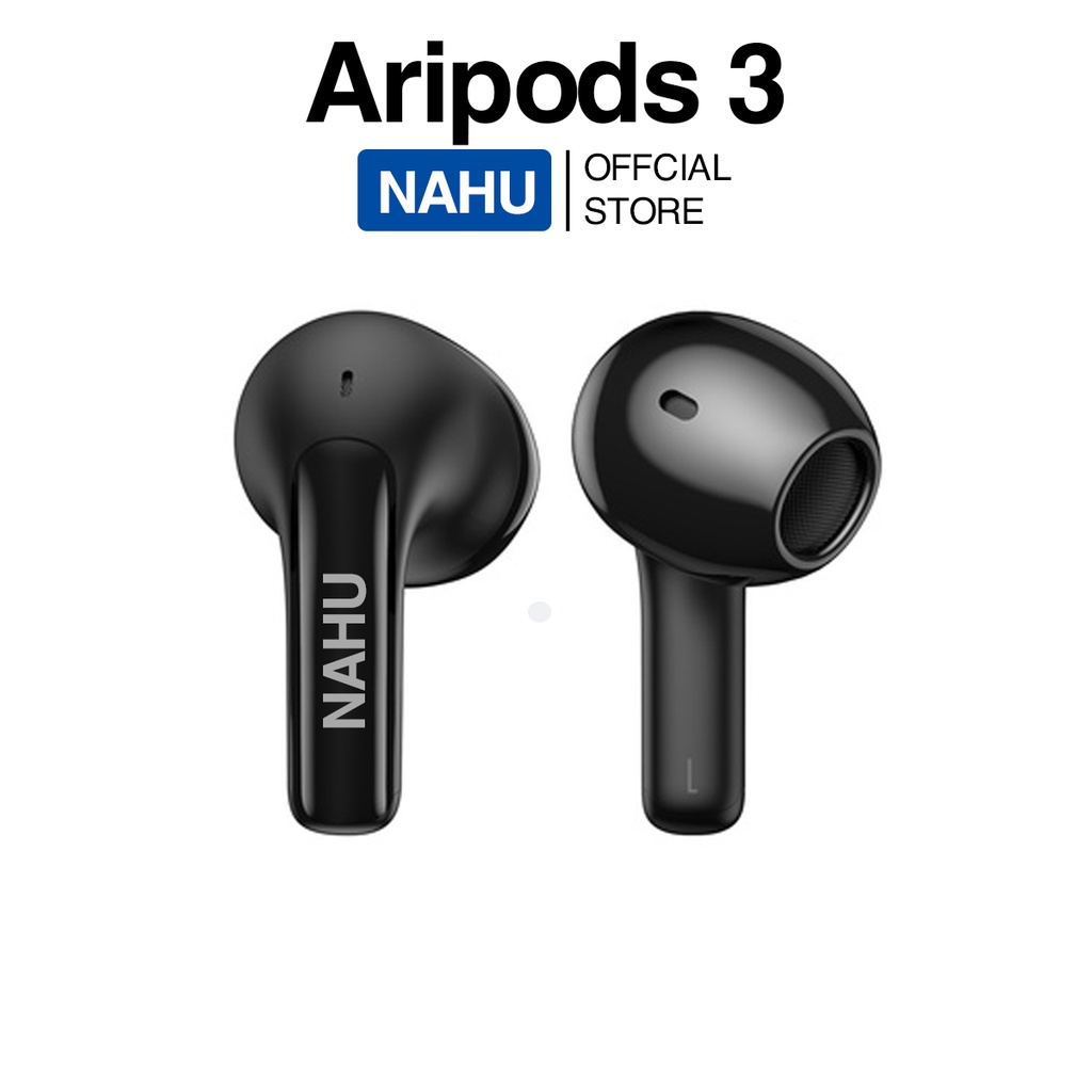 Tai Nghe Bluetooth AP3 Màu Đen Chính Hãng NAHU Không Dây Gaming Baseus Samsung Xiaomi Sony Jbl Ko Dây Nhét Tai Chụp Tai