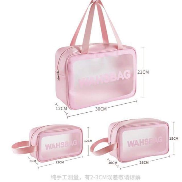 SET 3 TÚI WAHSBAG ĐỰNG MỸ phẩm