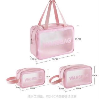Set 3 túi wahsbag đựng mỹ phẩm