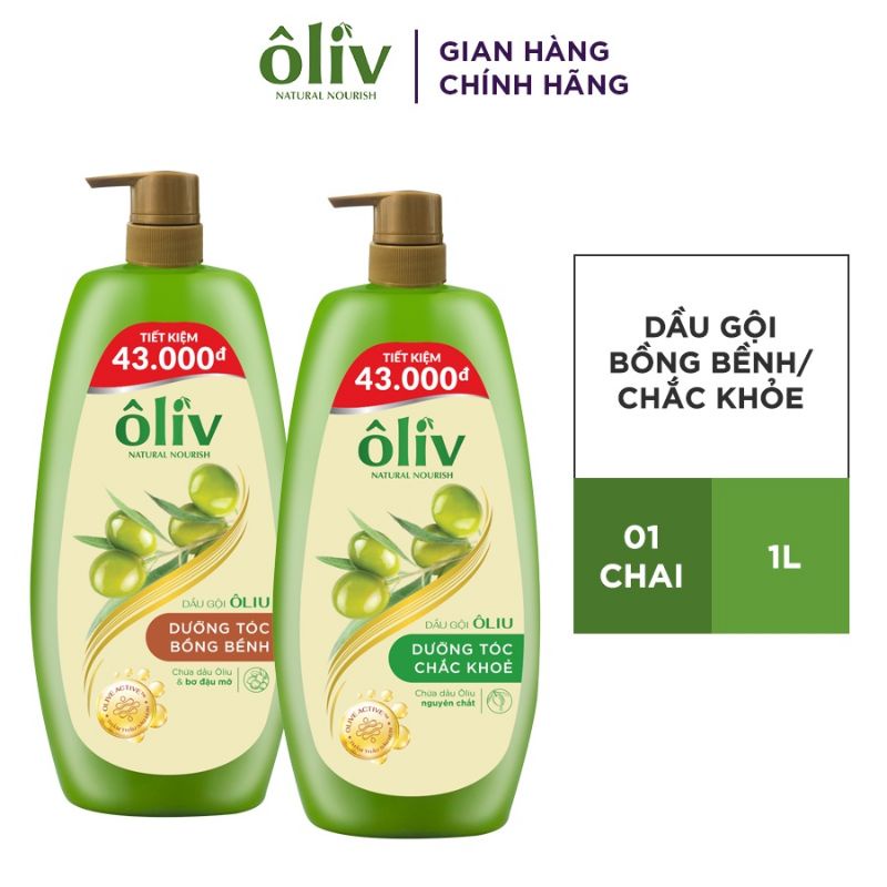 Dầu gội Ôliu 1Lít chắc khỏe ,bồng bềnh