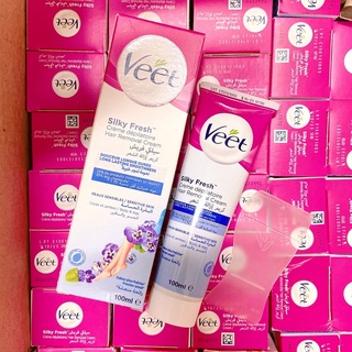 Kem Tẩy Lông Veet Pháp Silk&Fresh Technology 100ml