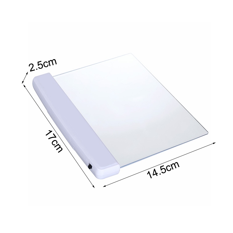 Đèn LED siêu mỏng đọc sách dùng pin tiện lợi