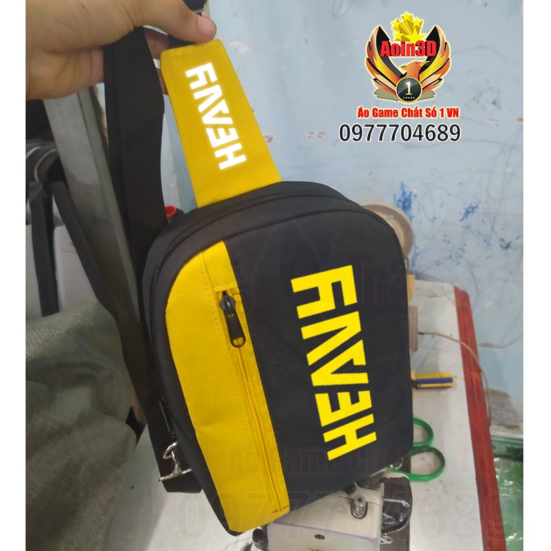 COMBO Team Heavy - Áo Hoodie Heavy - Balo chéo Heavy - Mũ Phản Quang Heavy Shop Aoin3D