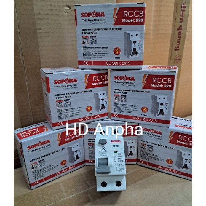 Cầu dao chống dòng rò RCCB, Chống giựt Sopoka