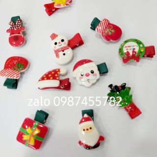 Kẹp tóc chủ đề Giáng Sinh cho bé yêu