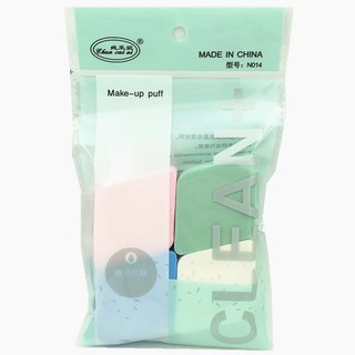 Set 4 Bông Mút Trang Điểm hình vuông