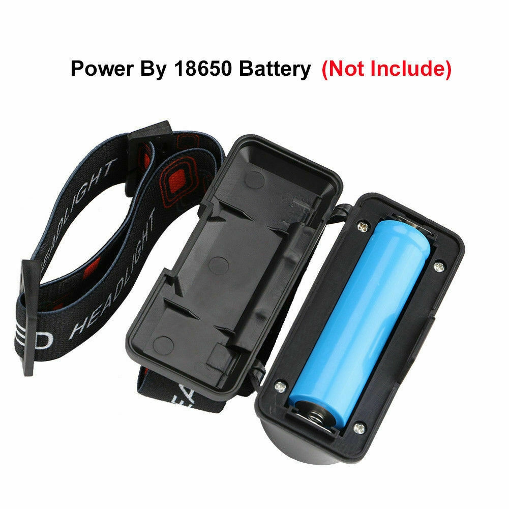 Đèn pin đeo đầu COB 6 chế độ có thể sạc lại bằng cáp USB