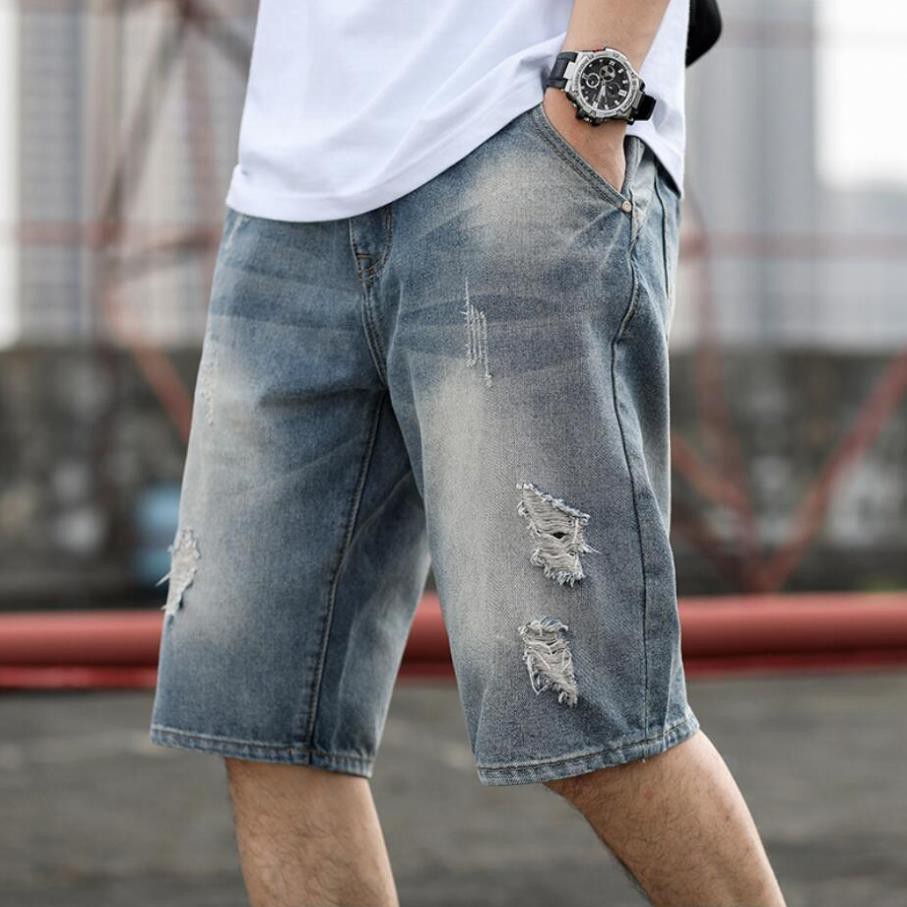 Summer Men Denim shorts Short Jeans Short Pant Casual Quần Jean quần nam quần short nam quần jean ngắn quần jean nam  ྇