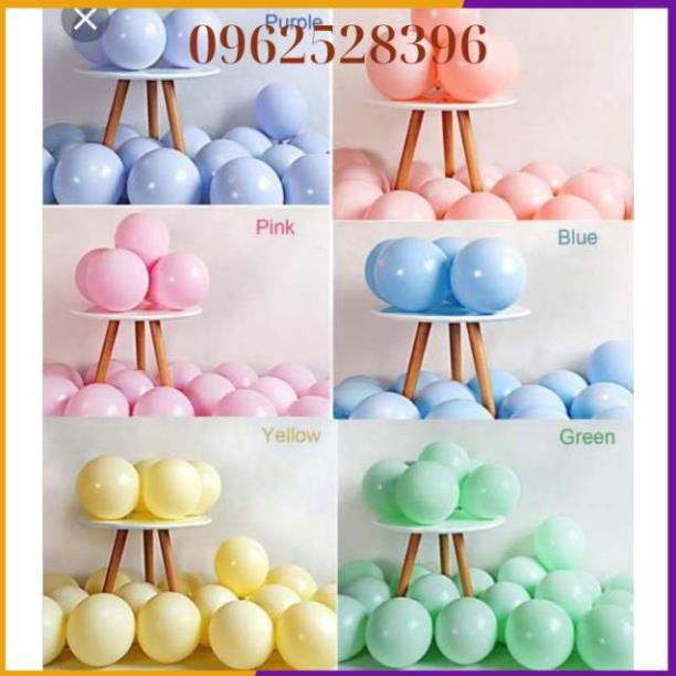 10 quả Bóng Macaron-Pastel- nhiều-màu