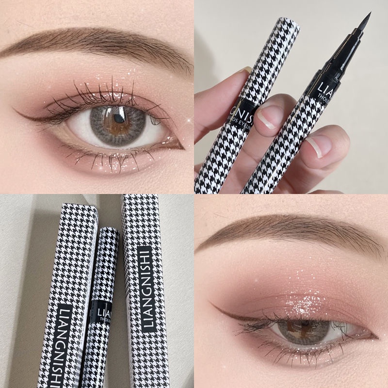 Bút Kẻ Mắt Dạng Lỏng Màu Đen/Nâu Mượt Mà Chống Nước Lâu Trôi