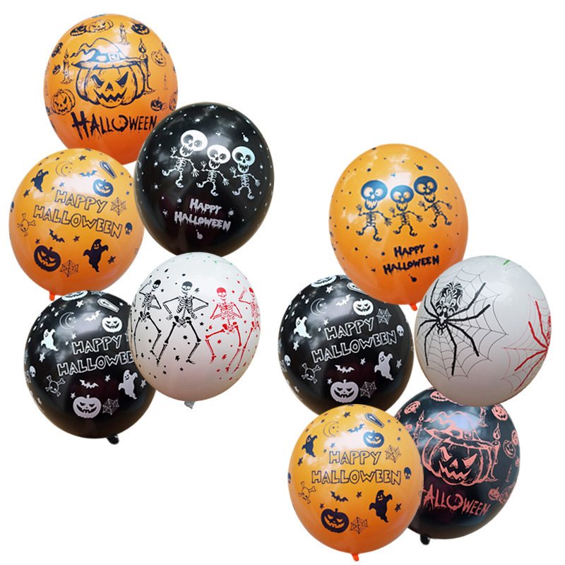 Bộ Bong Bóng Trang Trí Halloween Hình Ma Kinh Dị-Bong Bóng Trang Trí Sinh Nhật Noel Valentine Lễ Tết