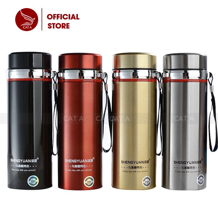 Bình giữ nhiệt lõi INOX304 không gỉ Cát Á - Giữ nhiệt hiệu quả, dễ dàng sử dụng [ 800ML-1000ML ] !