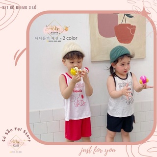 Set bộ ba lổ Beemo bé trai bé gái