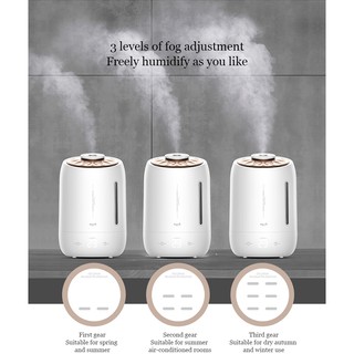 Máy Phun Sương Tạo Độ Ẩm K7 dung tích 3300ml 2 vòi phun- 5000ml cảm ứng