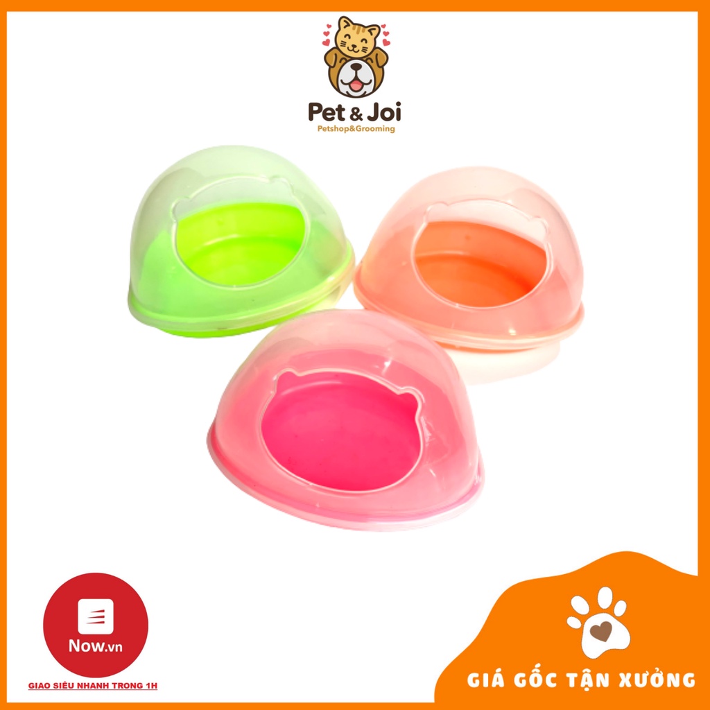 NHÀ TẮM HAMSTER HÌNH CON GẤU NHIỀU MÀU ⚡CHỈ 1 NGÀY⚡- PET&amp;JOI