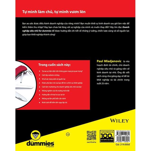 Sách - Doanh nghiệp siêu nhỏ for Dummies - Thái Hà Books
