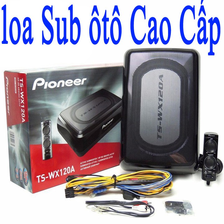 loa siêu trầm ô tô PIONEER TS-WX120A - loa ô tô