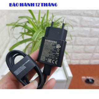 Bộ Sạc Nhanh Samsung 25W Chính Hãng 100% Cho Note 10, Note 20. Tiết Kiệm Thời Gian Sạc, Bảo Vệ Máy Và Pin