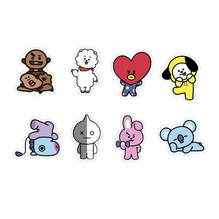 Lịch Sử Giá Huy Hiệu Bts (Bt21: Tata, Rj, Chimmy, Cooky, Shooky, Koya, Mang  Và Van) Cập Nhật 8/2023 - Beecost