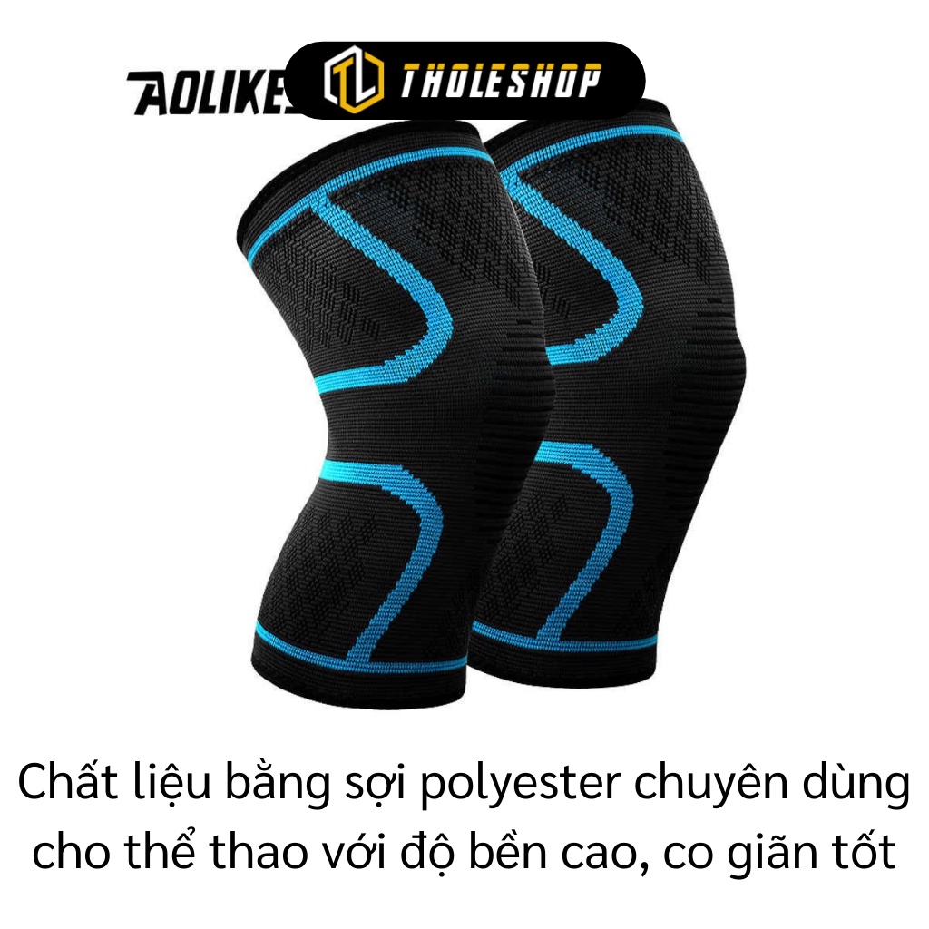 Đệm Đầu Gối - Băng Bảo Vệ Đầu Gối Và Chống Thâm AOLIKES Chuyên Dùng Cho Thể Thao 9367