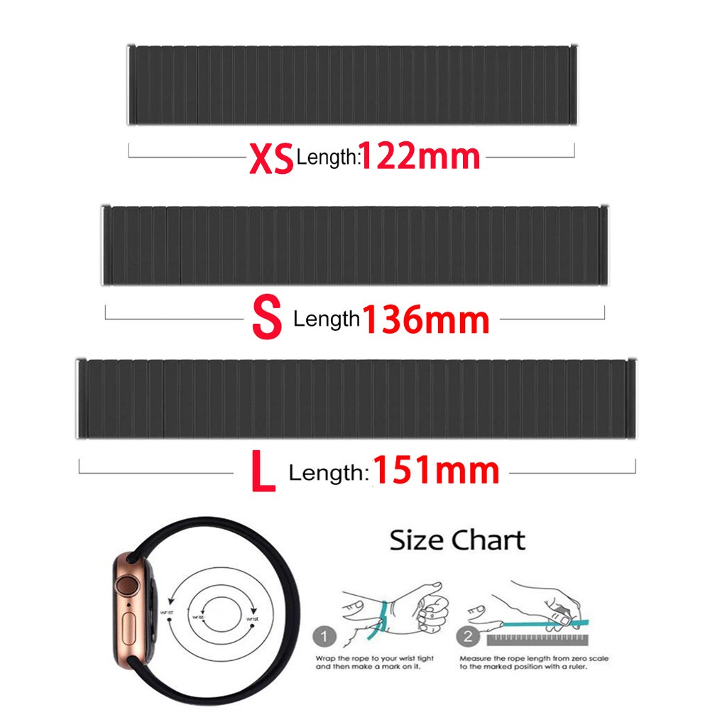 Dây Đeo Đồng Hồ Bằng Thép Không Gỉ Co Giãn Tốt 20Mm 22mm 14mm 16mm 18mm