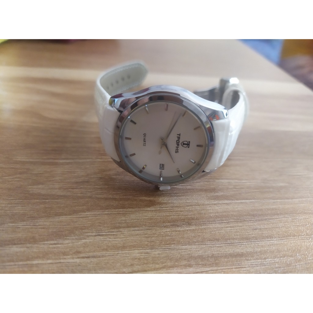 (Thẻ bảo hành 12 tháng) Đồng hồ nữ Tissot dây da bóng mềm, khóa thông mình | BigBuy360 - bigbuy360.vn