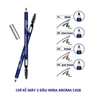 Chì kẻ mày 2 đâu Mira Aroma