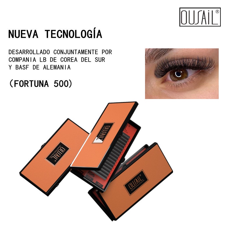 OUSAIL khuyến mãi 0,05-0,20mm độ dày tròn một chiều dài lông mi chồn dài dây nối dài đến hàng 12-15mm