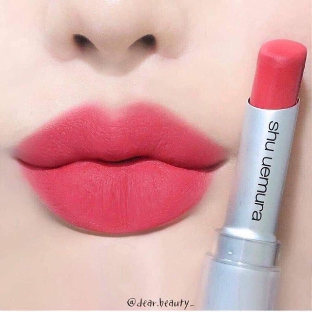 Son SHU UEMURA 355 vỏ đen hồng cam (chuẩn auth có bill nhật) #🍒CHERRY🍒