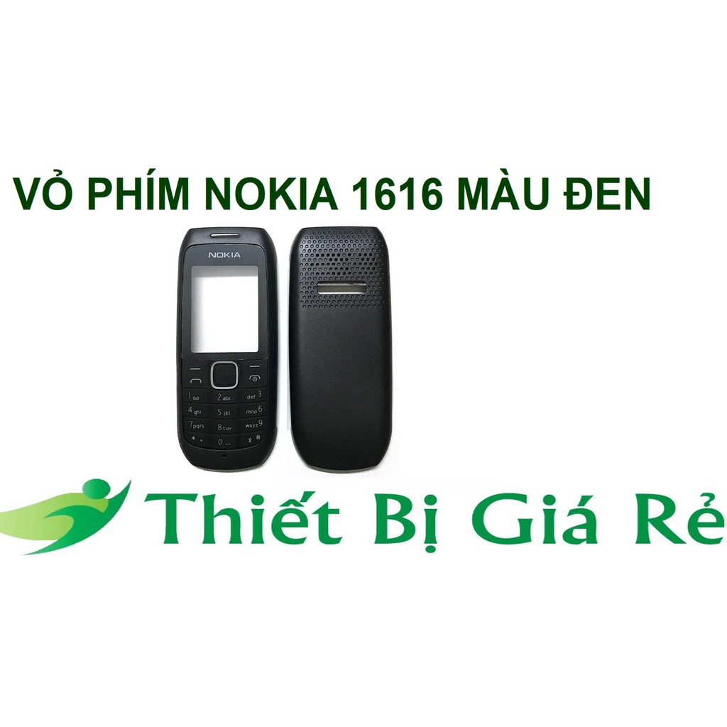 VỎ PHÍM NOKIA 1616 MÀU ĐEN