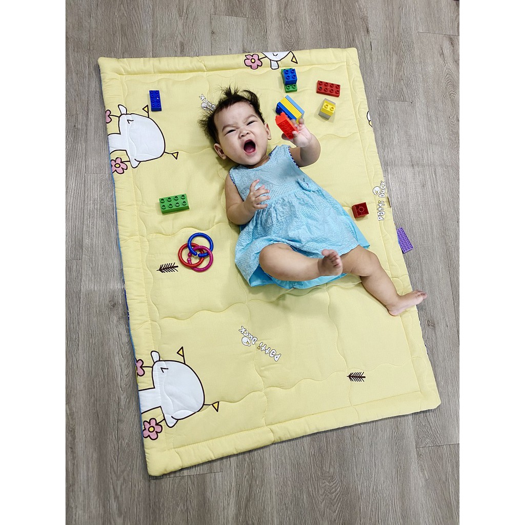 Tấm nệm ngủ trẻ em Dorabe kích thước 70x100 Chất liệu Tencel họa tiết ngẫu nhiên