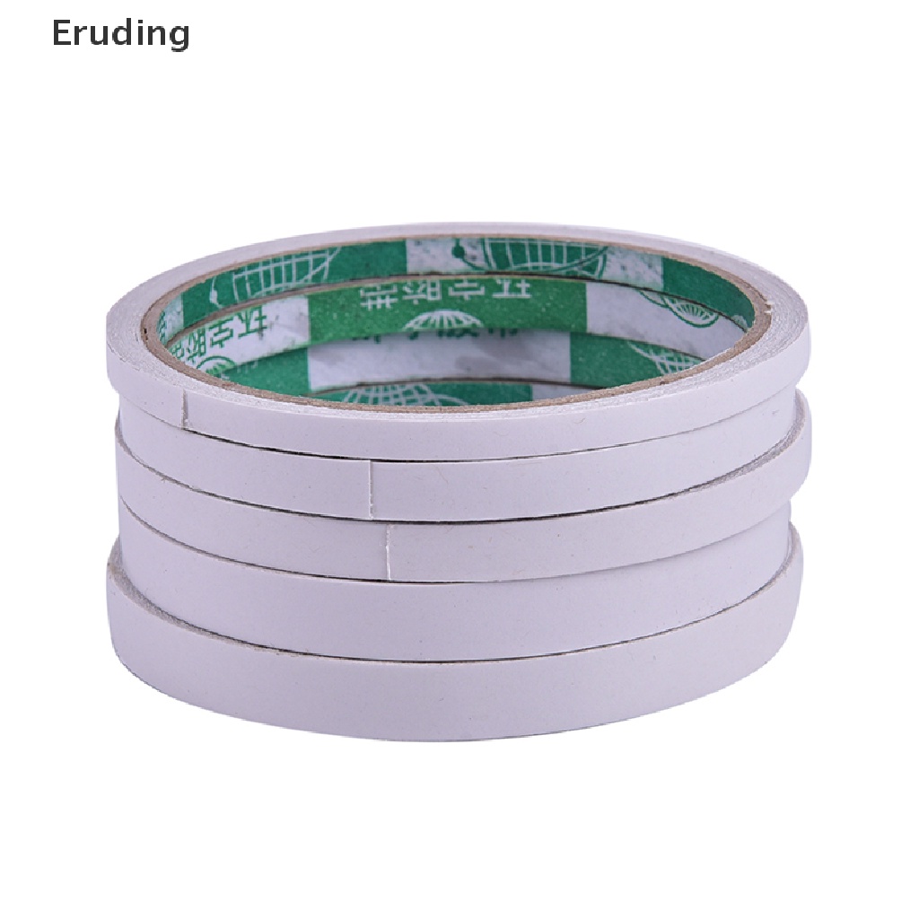 Cuộn Băng Keo Hai Mặt Màu Trắng Siêu Chắc Dài 5M / 8M