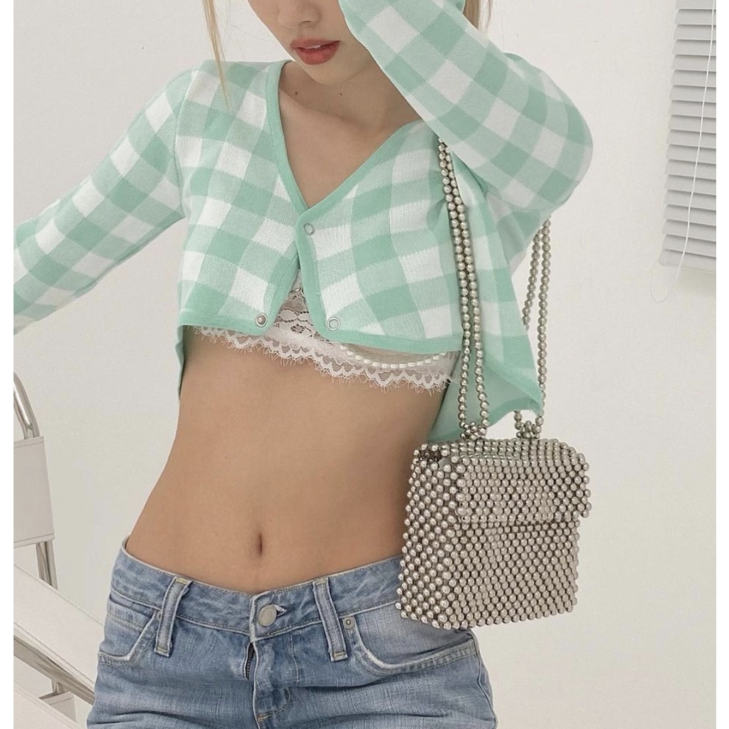 Lily Shoulder Bag | Túi hộp quai ngắn kẹp nách đẹp sang