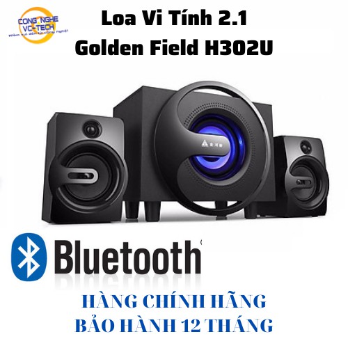 Loa Golden Field H302U (2.1) ( USB, SD, FM, Bluethooth ) - Hàng Chính Hãng
