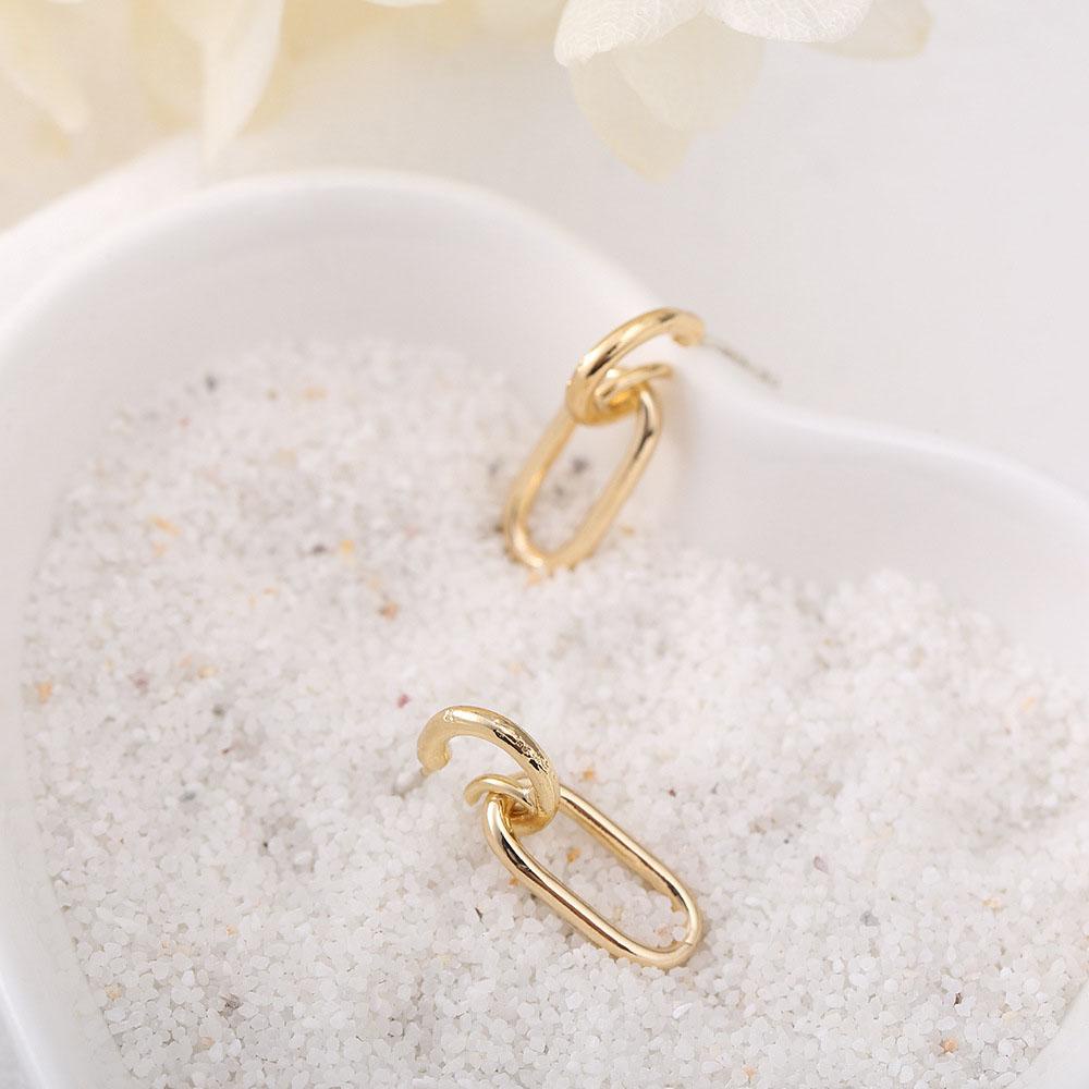 Khuyên Tai Hình Tròn Đơn Giản Thời Trang Cho Nữ