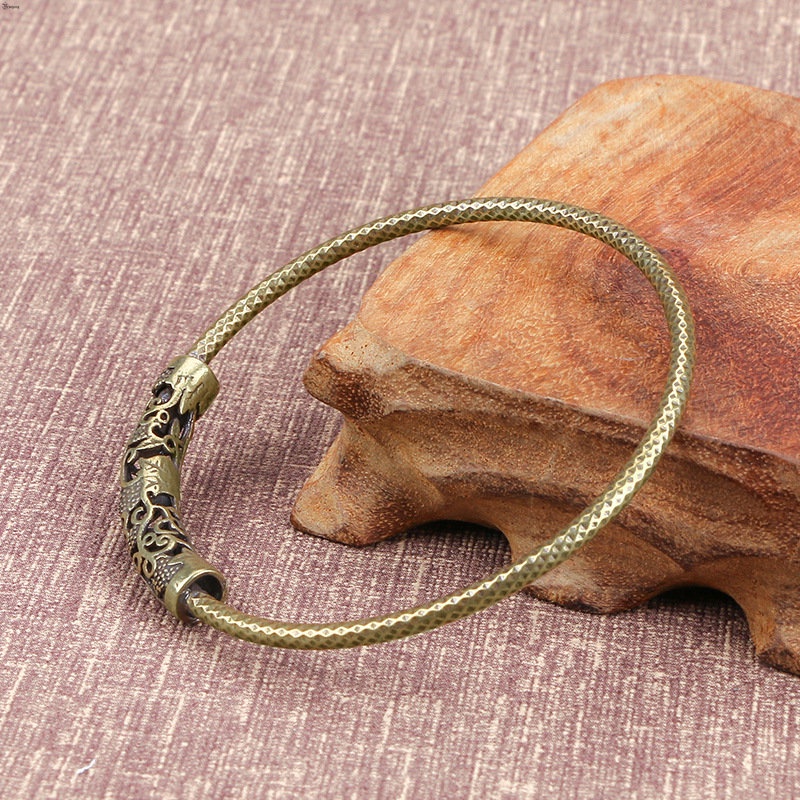 Yueying Restore Vòng Đeo Tay Bằng Đồng Thau Phong Cách Punk Rock Đường Phố Cá Tính Cho Nam Và Nữ