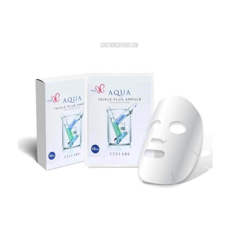 Mặt Nạ Đa Năng Amore Pacific Cellabu Aqua Triple Plus Ampoule Mask (1 Miếng) - Cấp Ẩm Và Dưỡng Trắng Da