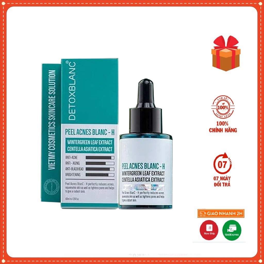 Serum Detox Blanc loại bỏ mụn thâm dưỡng trắng Peel detox blanc🔥🔥🔥