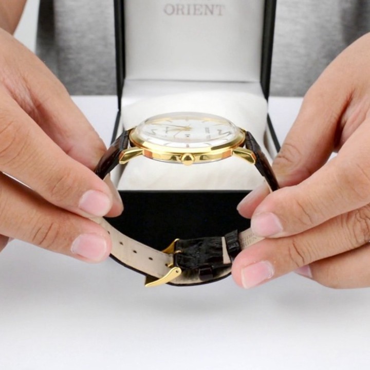 Đồng hồ Nam Orient FUG1R007W6 Chính hãng, Bảo hành 3 năm, Chống nước, Chống xước, Dây da