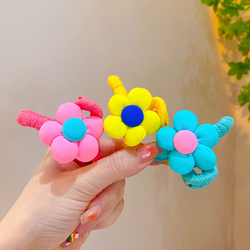 Kẹp Tóc Đính Hoa Nhỏ Dễ Thương Phong Cách Hàn Quốc Cho Bé Gái