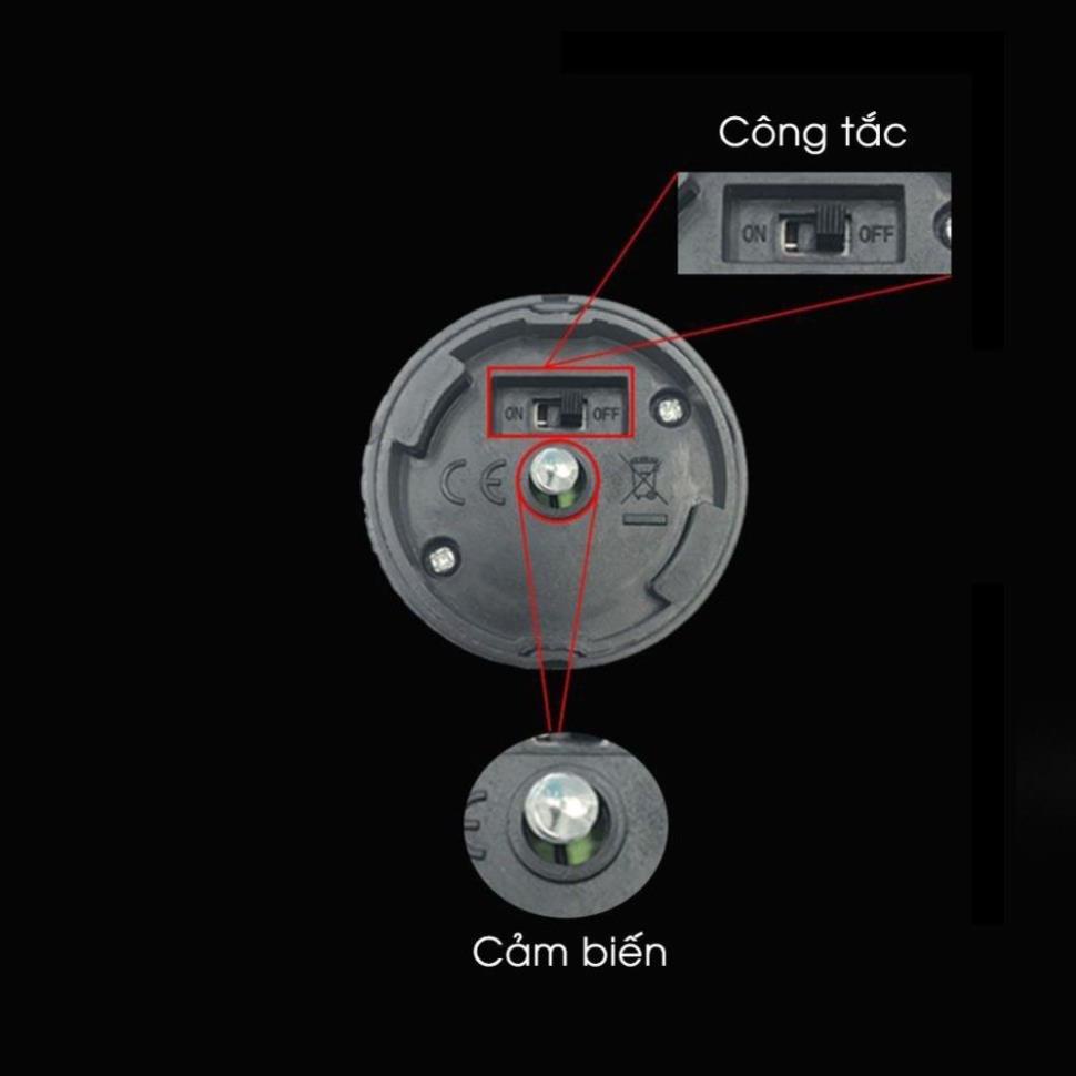 GD489 Quả cầu đổi màu , treo trang trí ngoài trời, năng lượng mặt trời