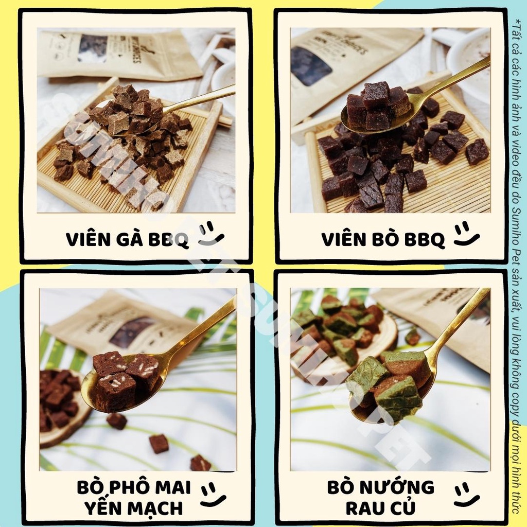 Bánh thưởng cho chó Jerry's Choices (100gr/túi) thức ăn cho chó