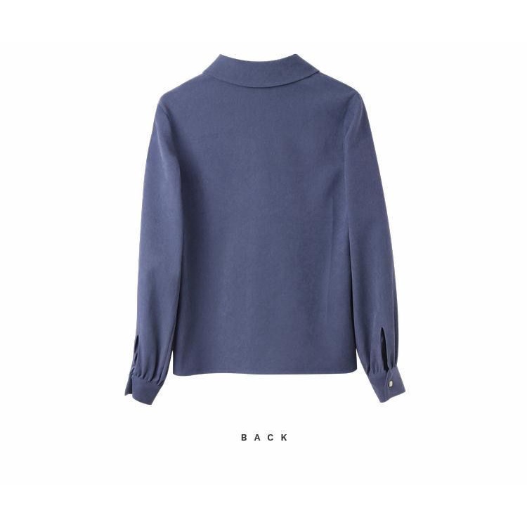 Áo Sơ Mi Tay Dài Phong Cách Pháp Thời Trang Mùa Đông Cho Nữ