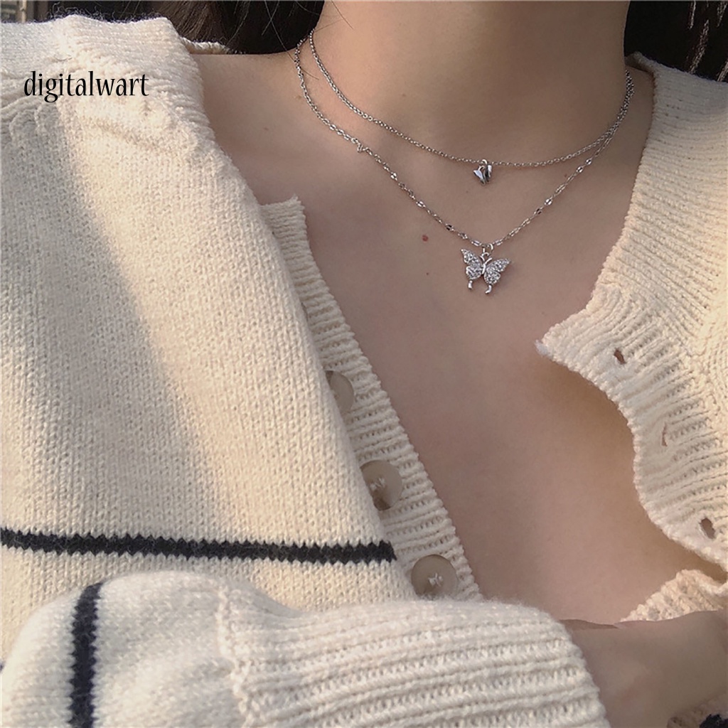 Kỹ Thuật Số| Vòng cổ Hai Lớp Mặt Hình Dễ Thương Cho Nữ