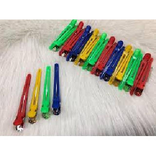 Kẹp vịt màu vỉ 12 cái
