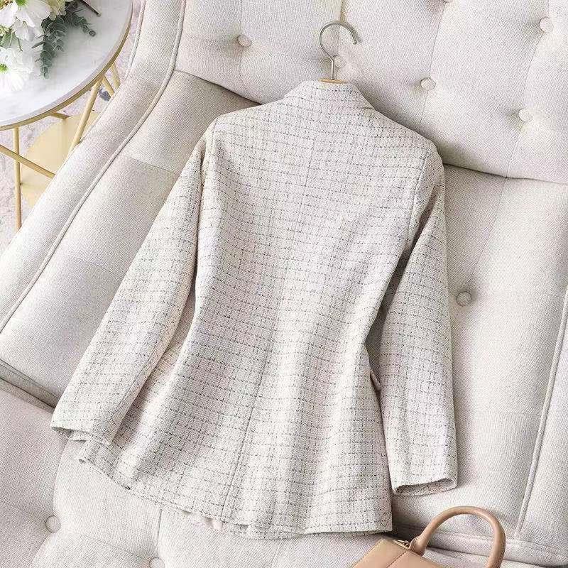 Áo Khoác Nữ Dáng Ôm Phong Cách Phương Tây Thời Trang Xuân Thu Mới