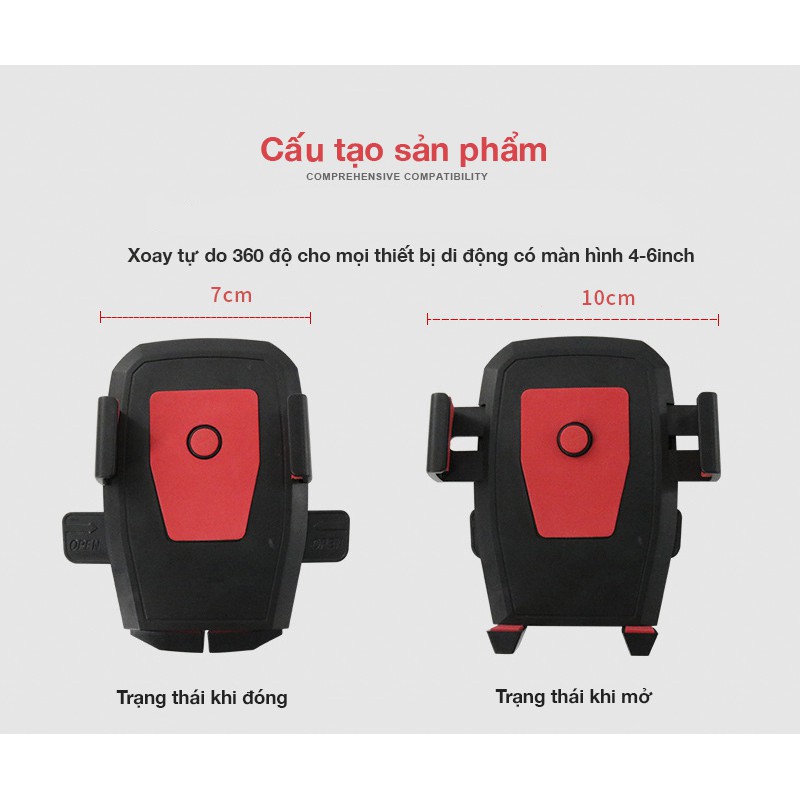Giá đỡ điện thoại dành cho xe máy | BigBuy360 - bigbuy360.vn