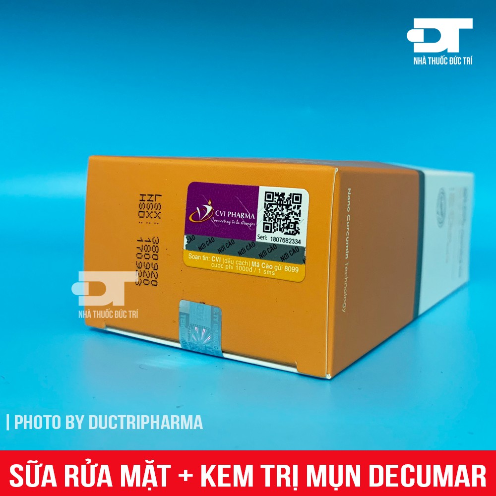 Decumar Kem Bôi Mụn, Sữa Rửa Mặt